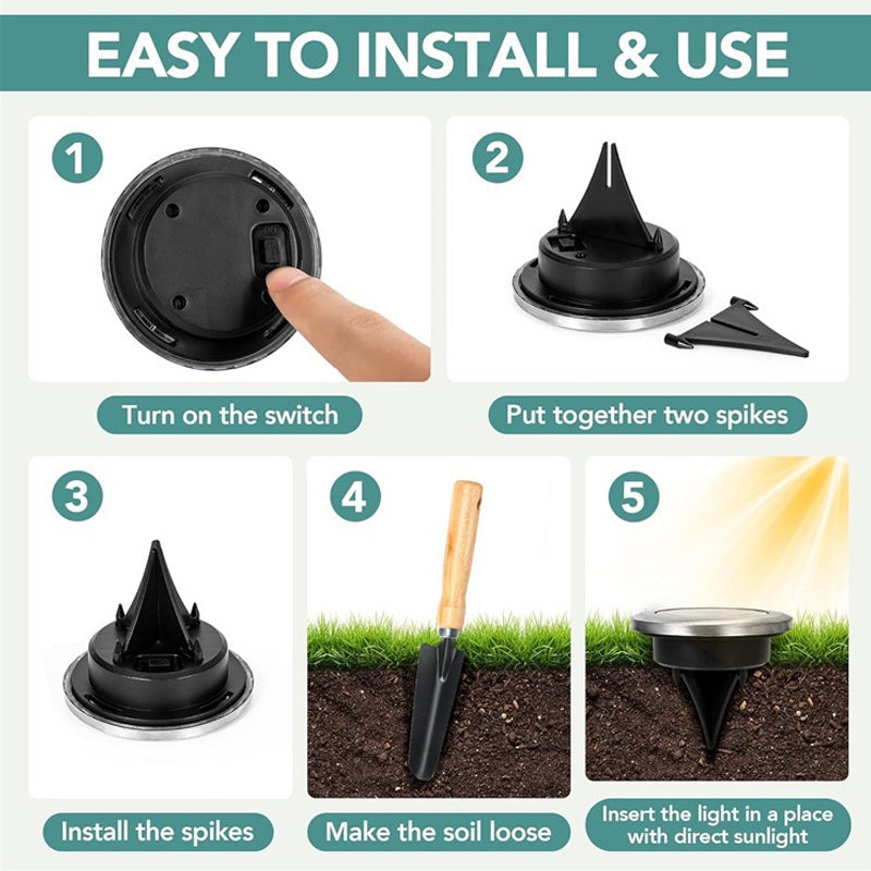 Solar Garden Pathway Lights