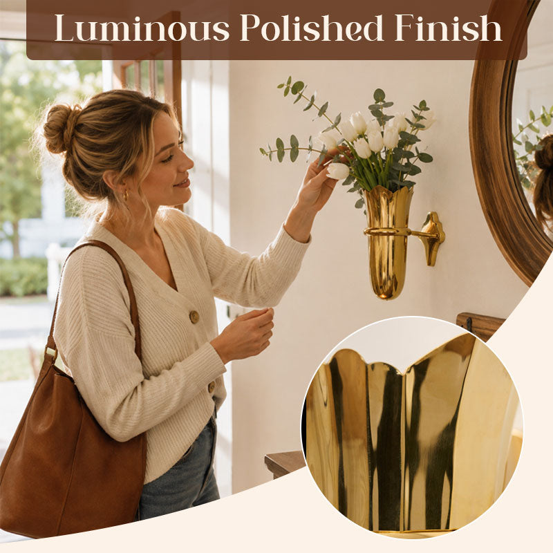 Luxury Wall-Mounted Vase — An Elegant And Space-Saving Floral Display