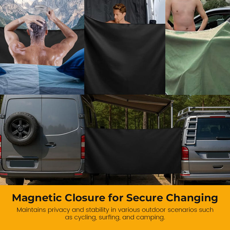 🚴‍♂️🏕️ Magnetic Outdoor Changing Towel