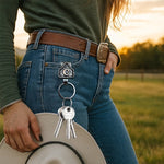 Load image into Gallery viewer, Vintage Letter Keychain
