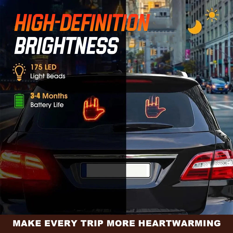 LED Gesture Car Window Light