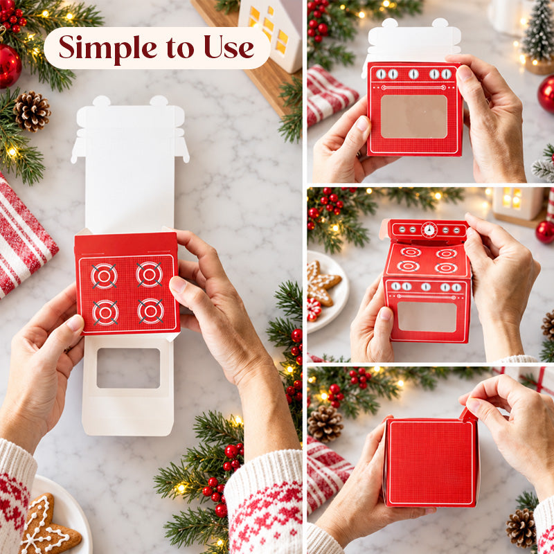Christmas Oven-Shaped Dessert Box