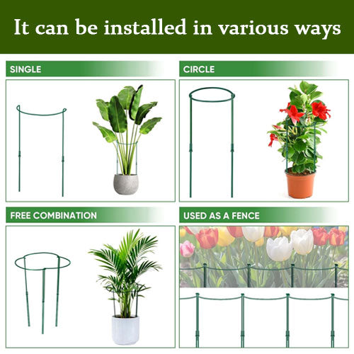 Plant Support Stakes Garden Flower Support Posts