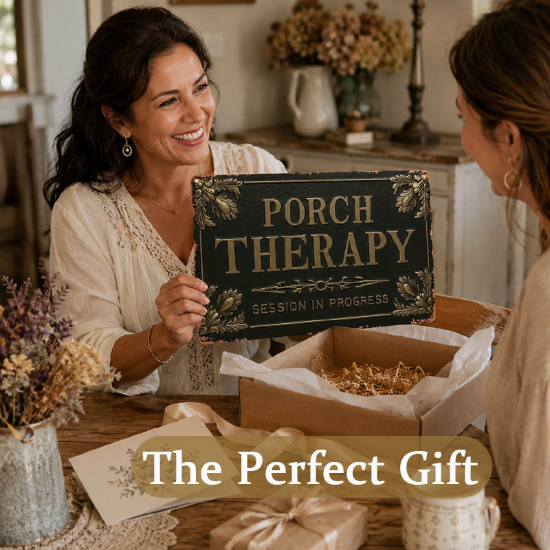 🪑 Porch Therapy Metal Sign