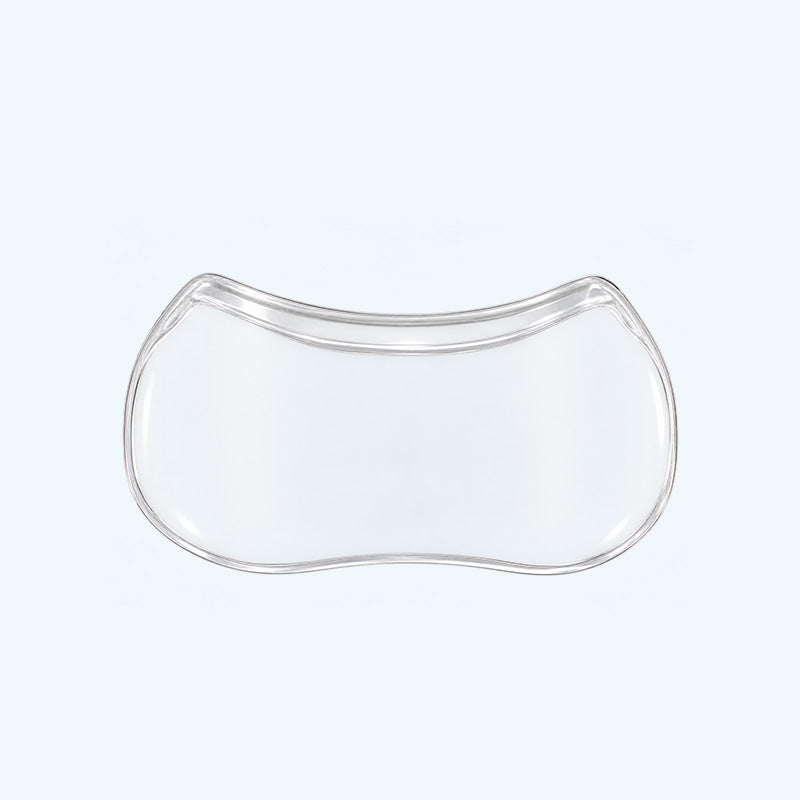 Adhesive Shower Face Shield | Clear Splash Guard for Eye Makeup & Lashes