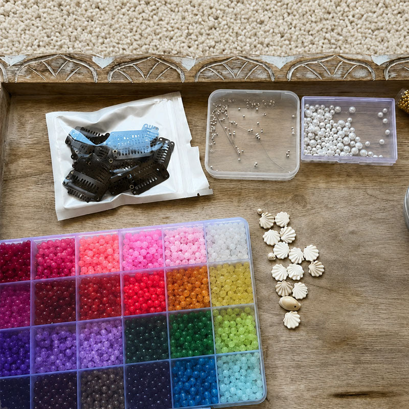 DIY Beaded Hair Accessories Kit