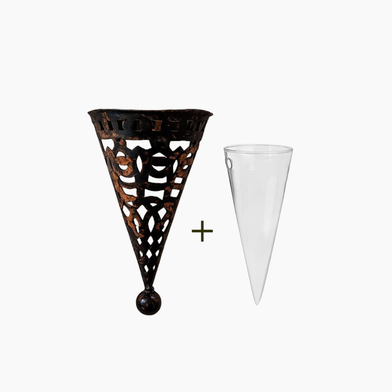 Wall-Mounted Plant Vase Decor