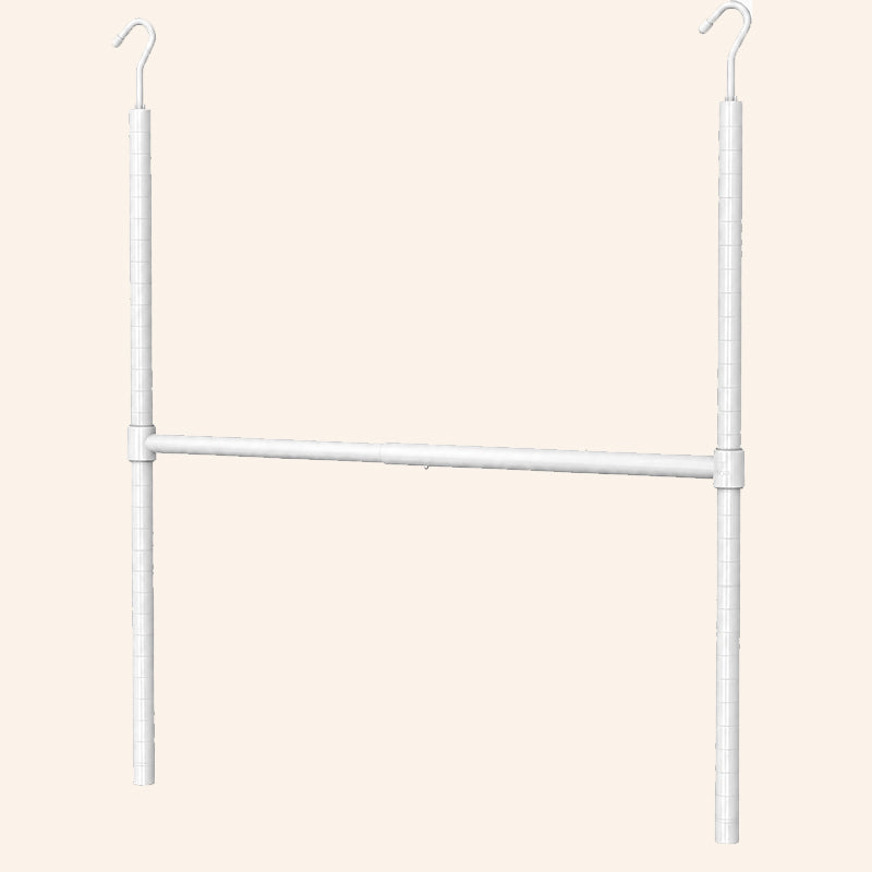 🏠 No-Drill Expandable Clothes Rack