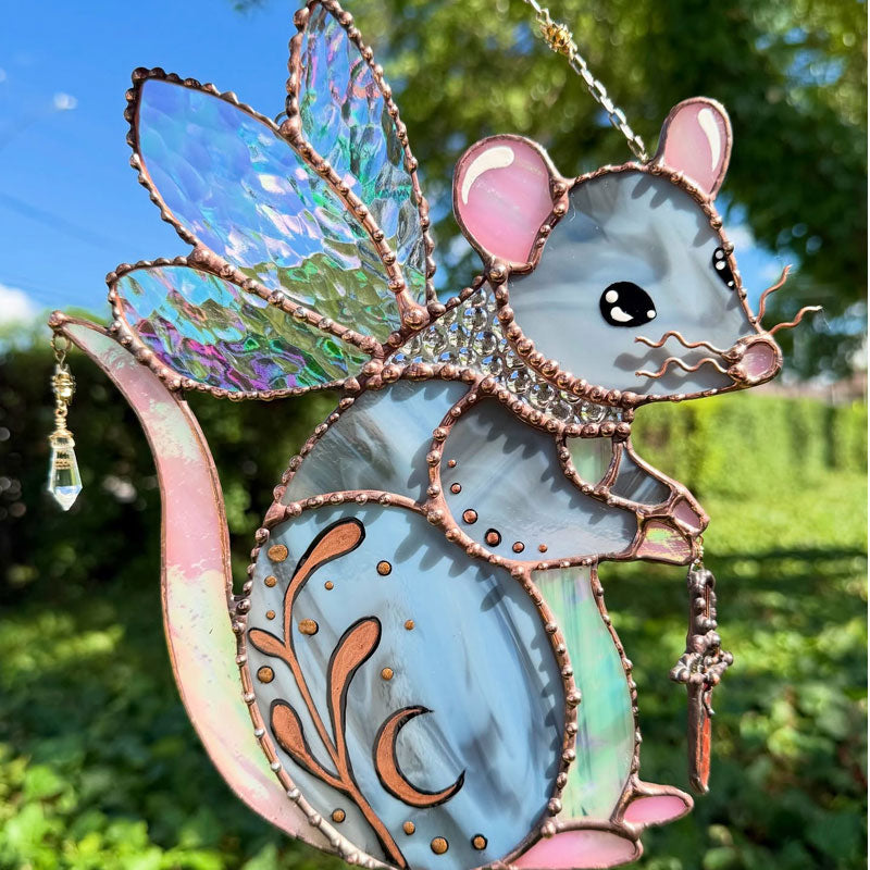 Enchanted Fairy Mouse & Friend Suncatcher