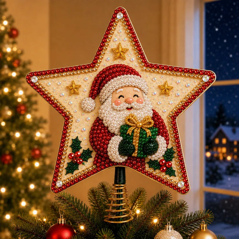 DIY Festive Christmas Tree Topper