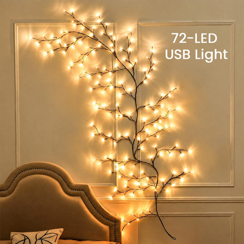 Warm White LED Branch Light Decorative Night Light