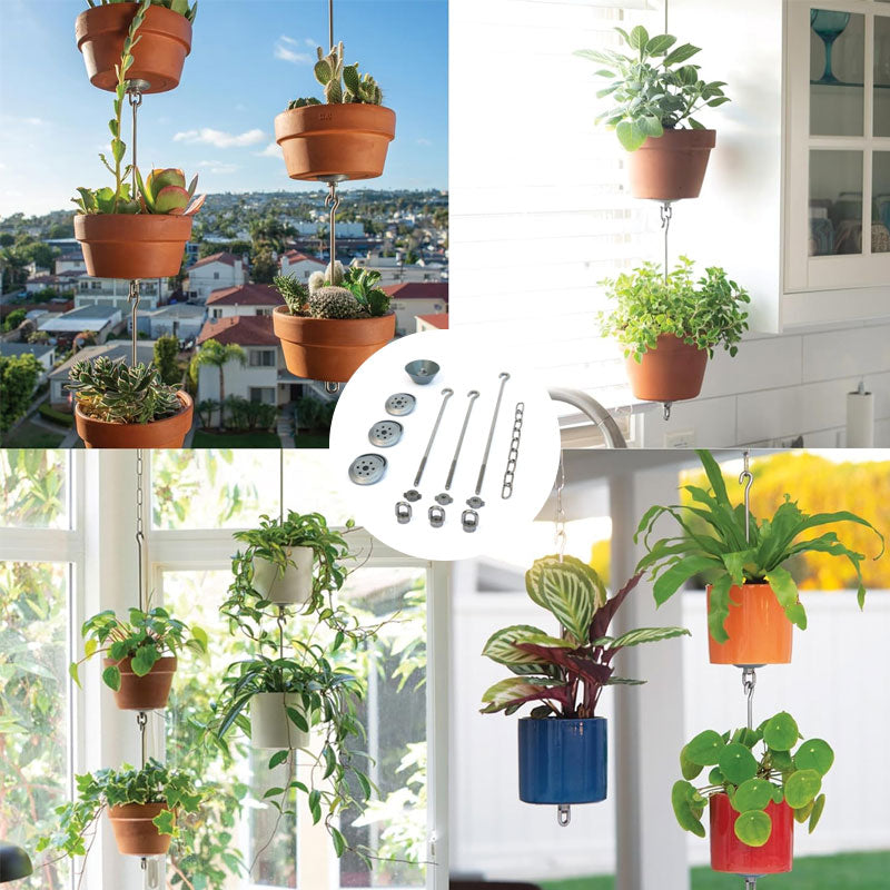 🌿 The Vertical Oasis: Transformable Hanging Pot Kit