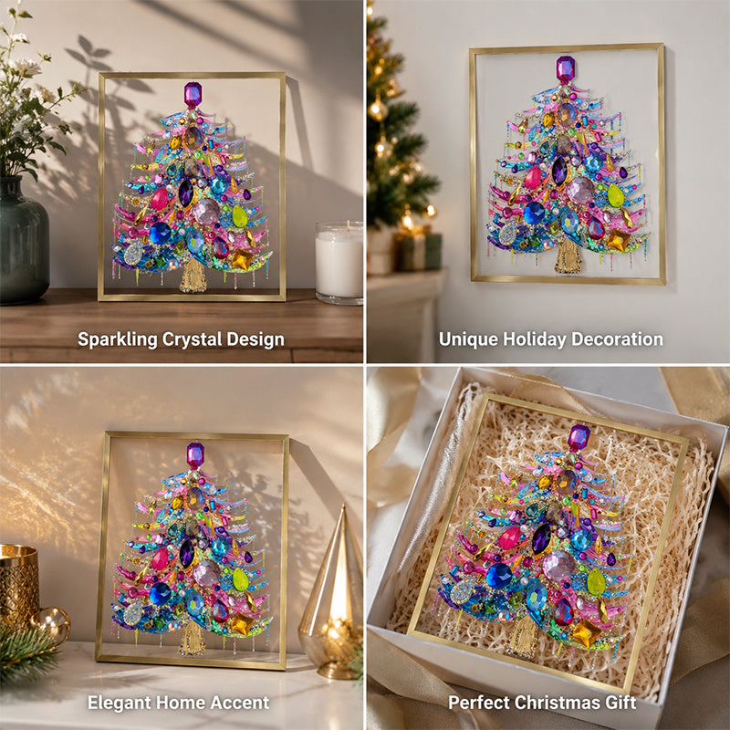 DIY Crystal Beaded Christmas Tree Handmade Kit | Create Exclusive Shining Holiday Decoration Ornaments