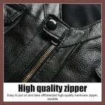 Load image into Gallery viewer, Men&#39;s Genuine Leather Multi-Pocket V-Neck Vest
