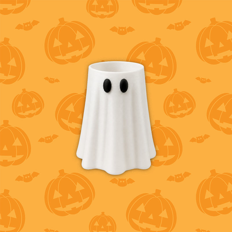 Halloween Ghost Can Holder with Matching Ghost Bottle Opener