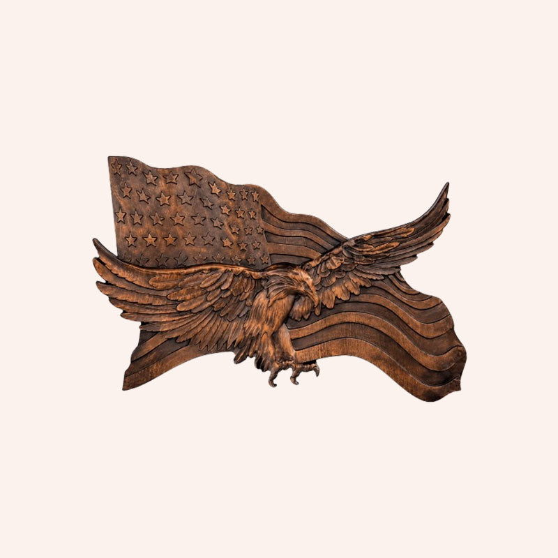 🦅🇺🇸 American Eagle & Flag Wall Décor – 250th Anniversary Patriotic Display