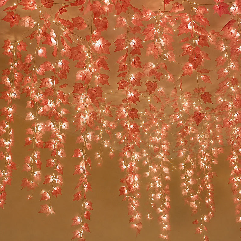 Autumn Maple Leaf String Lights