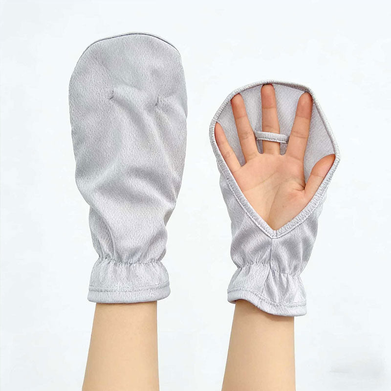 Ice Silk Thin Sun Protection Driving Gloves