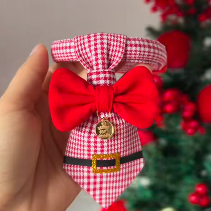 🎄 The "Purrfect" Holiday Tie: Dapper Cat Collars 🐱✨