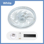Load image into Gallery viewer, 2-in-1 Quiet Adjustable Fan Light with Remote Control for Bedroom
