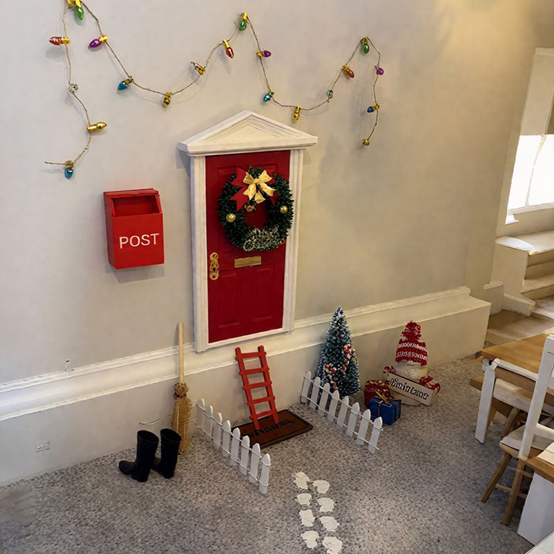 🎅 The Magic Elf Door Christmas Scene Kit