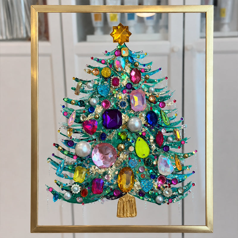 DIY Crystal Beaded Christmas Tree Handmade Kit | Create Exclusive Shining Holiday Decoration Ornaments