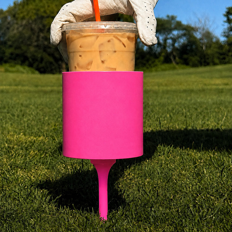 Portable Golf Ground Cup Holder – Drink Holder Stake for Coffee & Beverage Cups