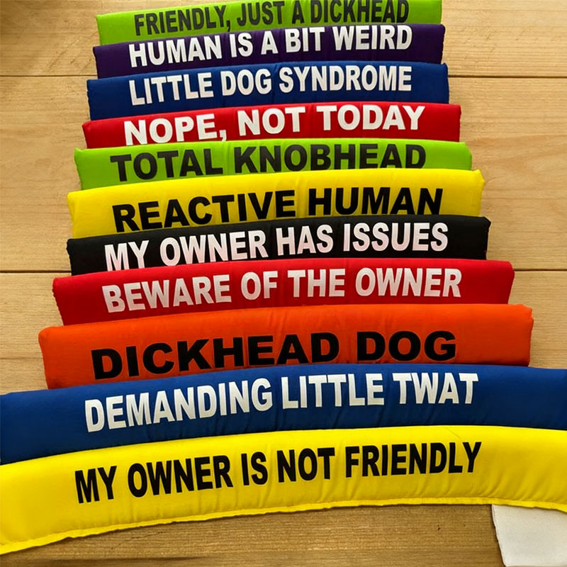 🐕 Bold Bark Lead Sleeves – Walks That Speak