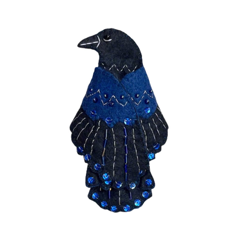 Luna the Crow Sewing Case