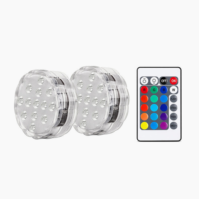 Magnetic RGB Submersible Pool Lights – APP & Remote Controlled Waterproof LED Lights