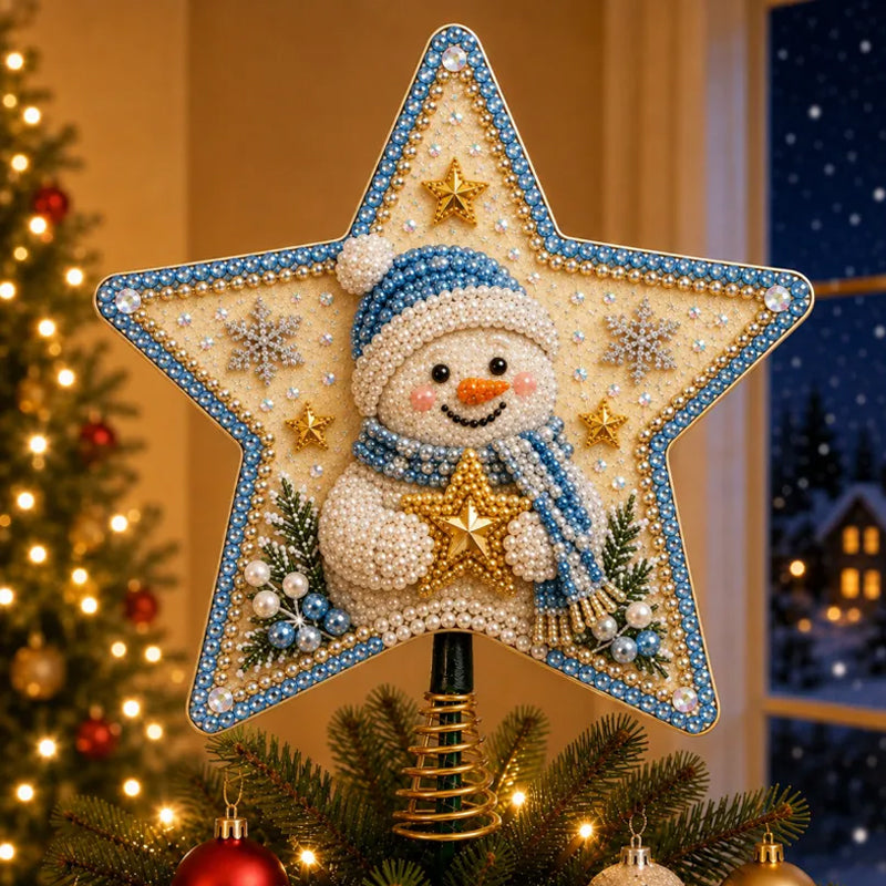 DIY Festive Christmas Tree Topper