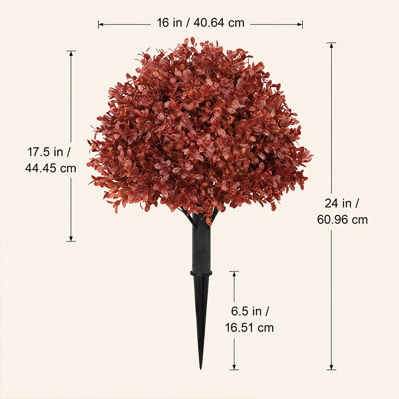 🌿 Artificial Boxwood Leaf Decorative Bouquet