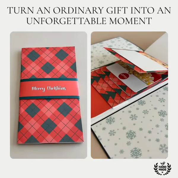 ⏰LAST DAY 49% OFF - 2026 New🎅🎁 Waterfall Christmas Gift Card Booklet 💳✨
