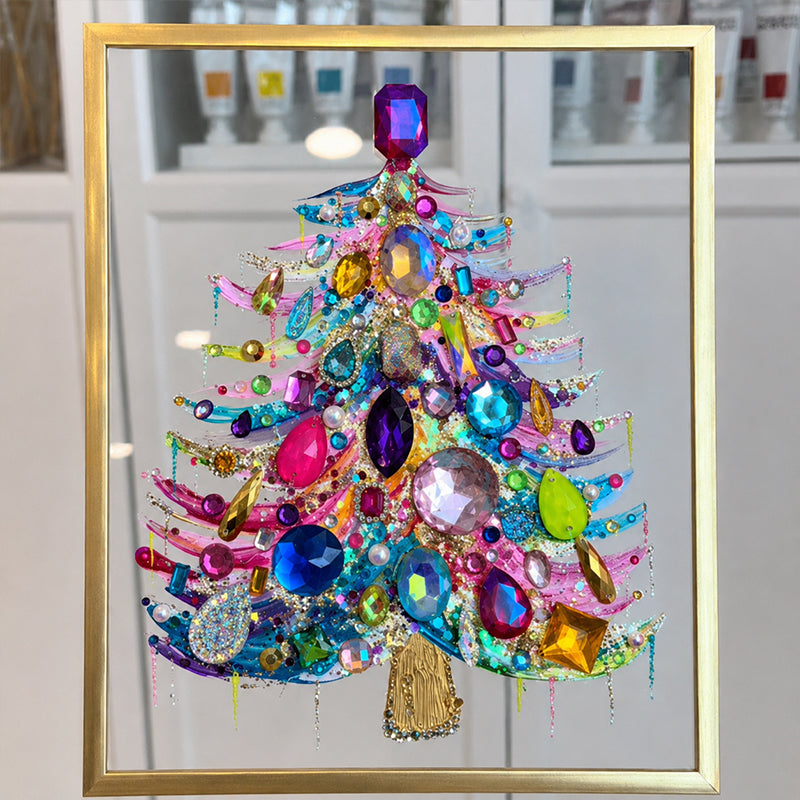 DIY Crystal Beaded Christmas Tree Handmade Kit | Create Exclusive Shining Holiday Decoration Ornaments