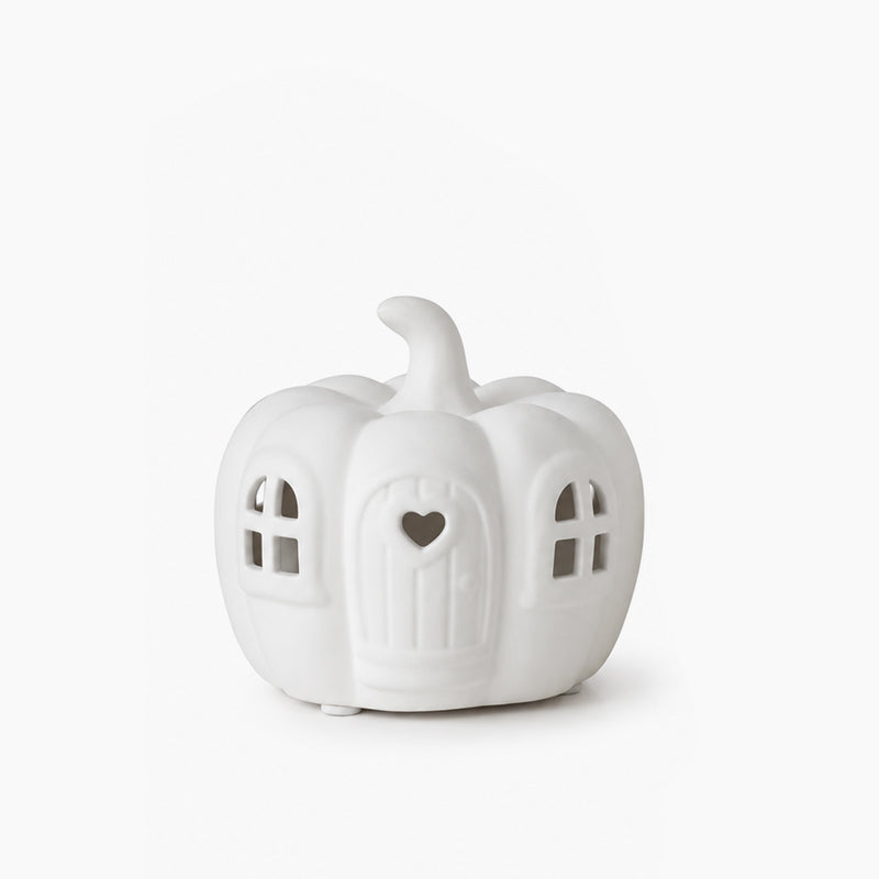 Luminous Pumpkin Acorn House Set – Cozy Halloween LED Tabletop Decor