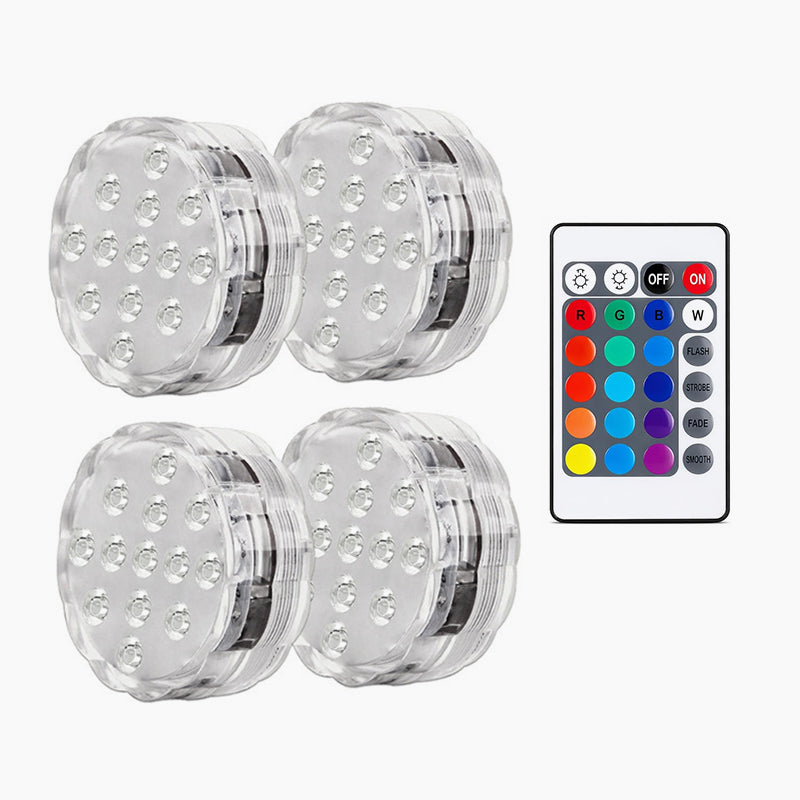 Magnetic RGB Submersible Pool Lights – APP & Remote Controlled Waterproof LED Lights