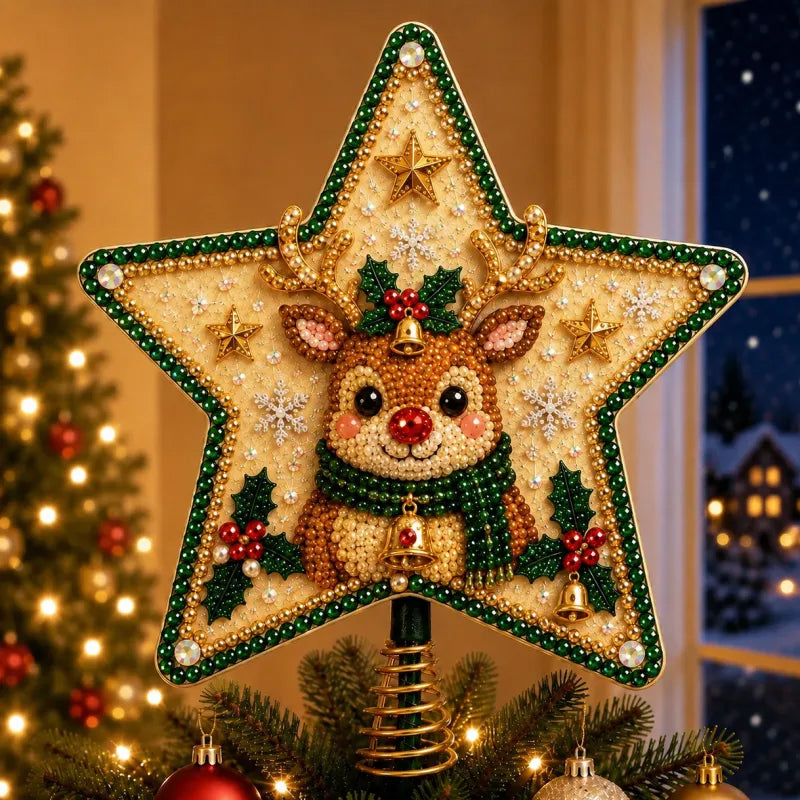DIY Festive Christmas Tree Topper