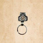 Load image into Gallery viewer, Vintage Letter Keychain
