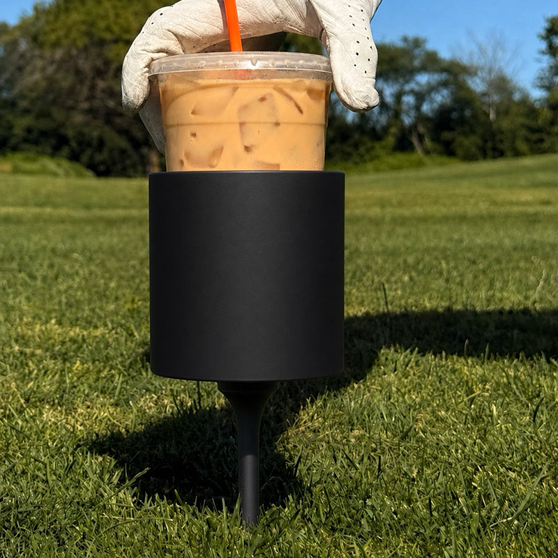 Portable Golf Ground Cup Holder – Drink Holder Stake for Coffee & Beverage Cups