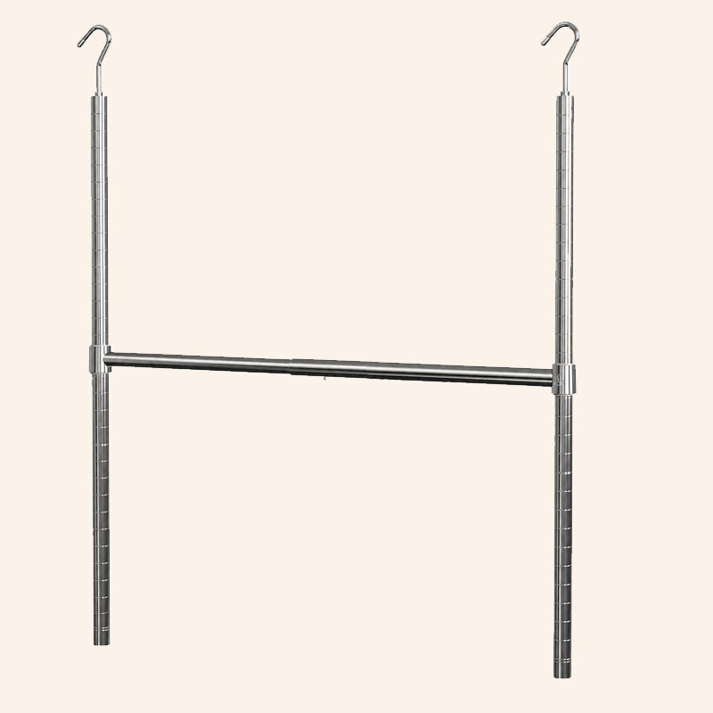 🏠 No-Drill Expandable Clothes Rack