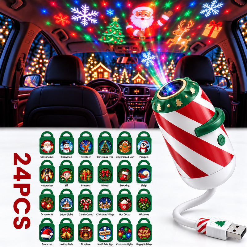 Merry Ride Christmas Car Projector Light