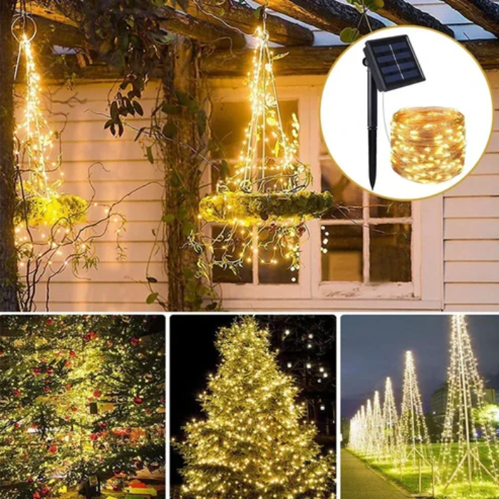 Solar-powered LED Light Strings