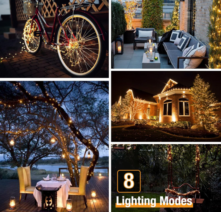Solar-powered LED Light Strings