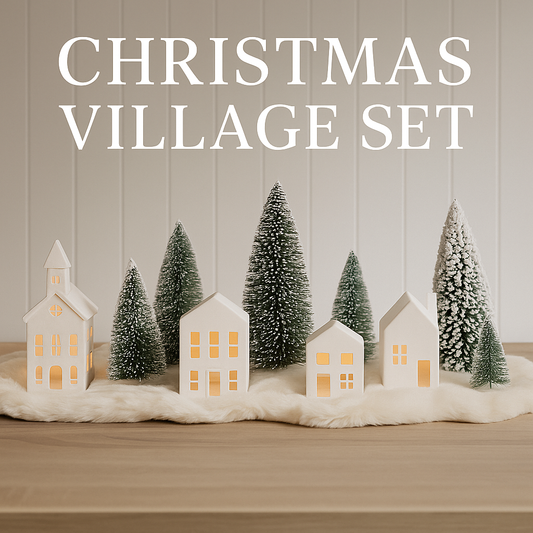 🎄 Cozy Christmas Village Lighting Set