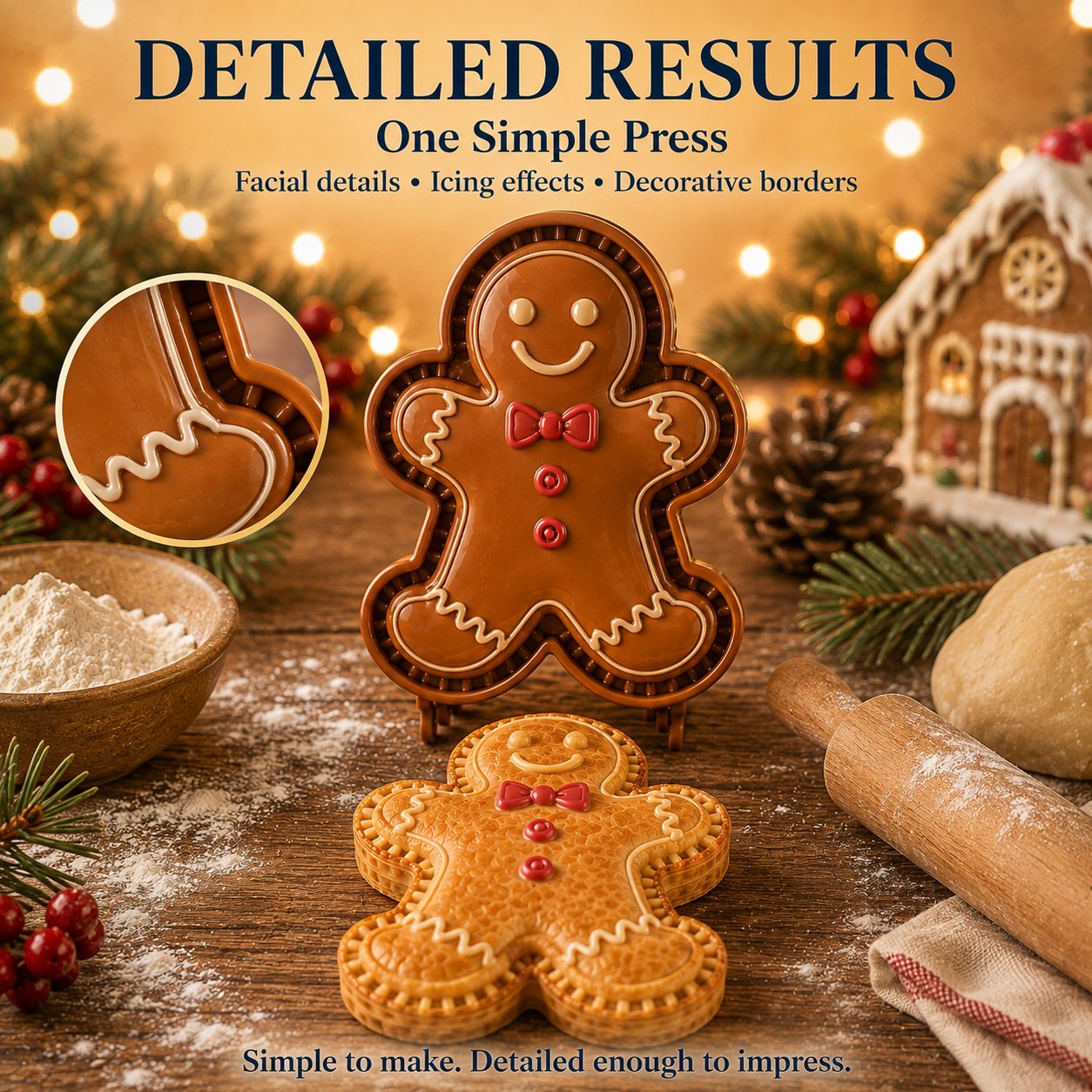 🎄 8-Design Christmas Mini Pie Mold Collection