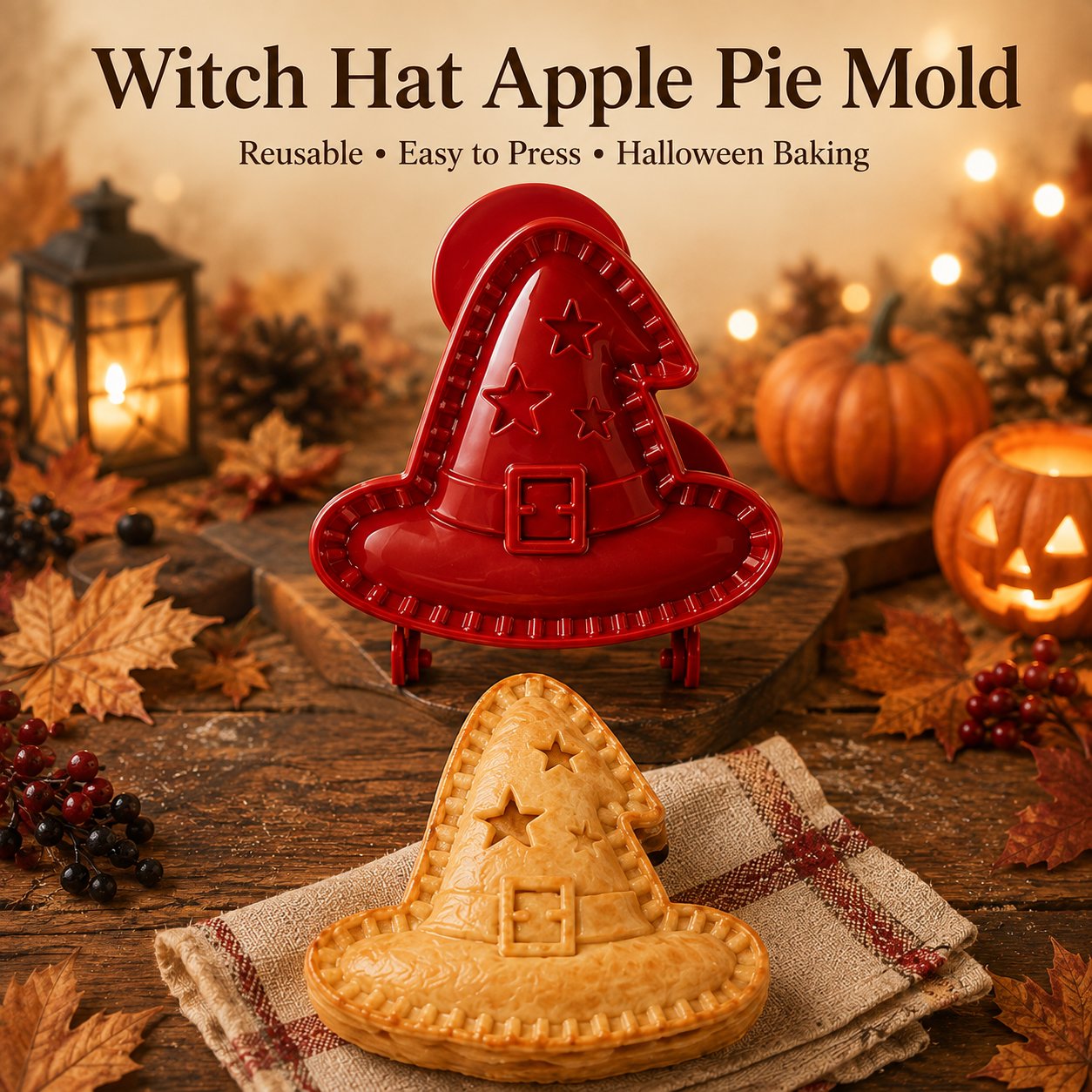 🎃 8-Piece Halloween Mini Hand Pie Mold Set