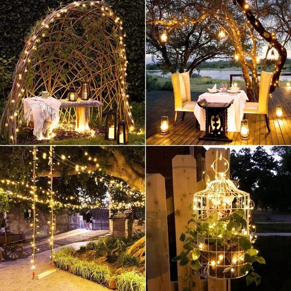 Solar-powered LED Light Strings