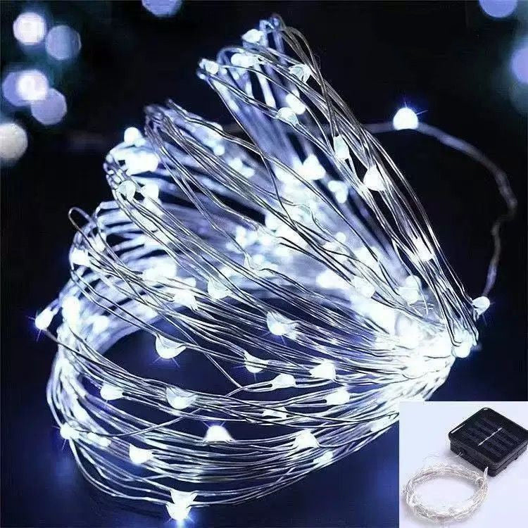 Solar-powered LED Light Strings