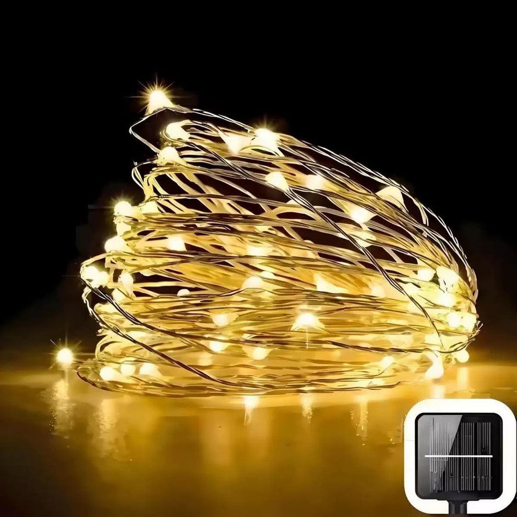 Solar-powered LED Light Strings