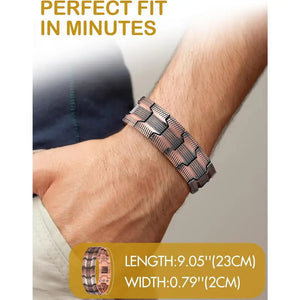 Pure Copper Magnetic Bracelet – Relieve Pain & Boost Circulation